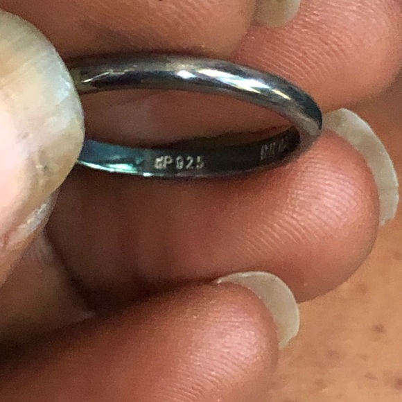 5 silver stack rings - Picture 6 of 6